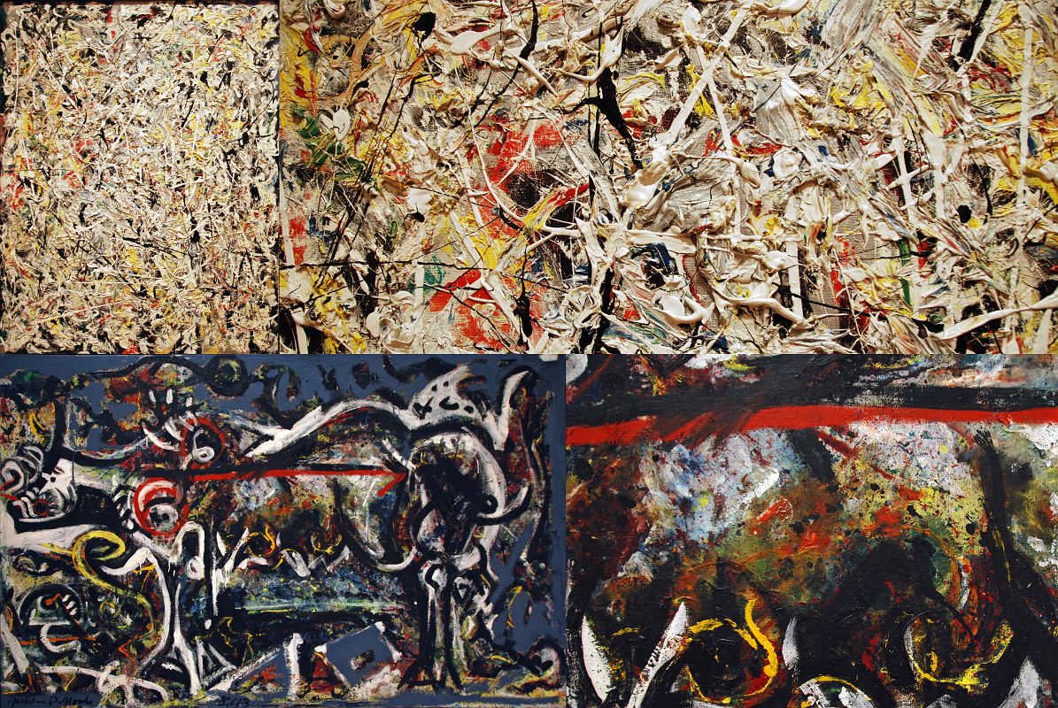MOMA 33 Jackson Pollock White Light,The She-Wolf